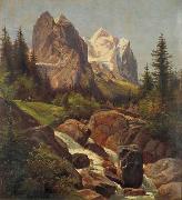 Wellhorn und Wetterhorn Friedrich Paul Nerly